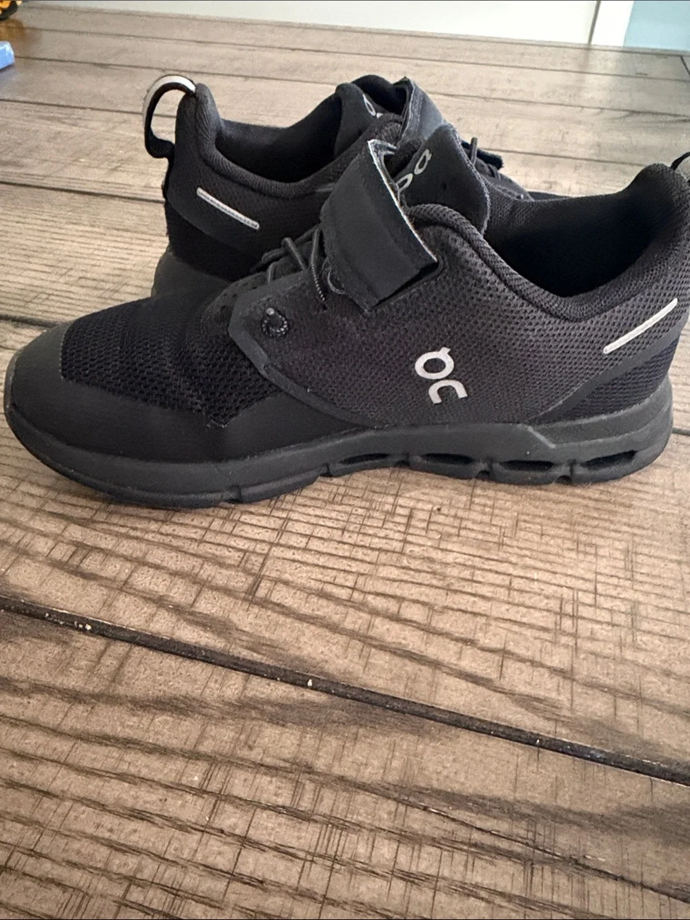 On Running Black and Teal Kids' Sneaker